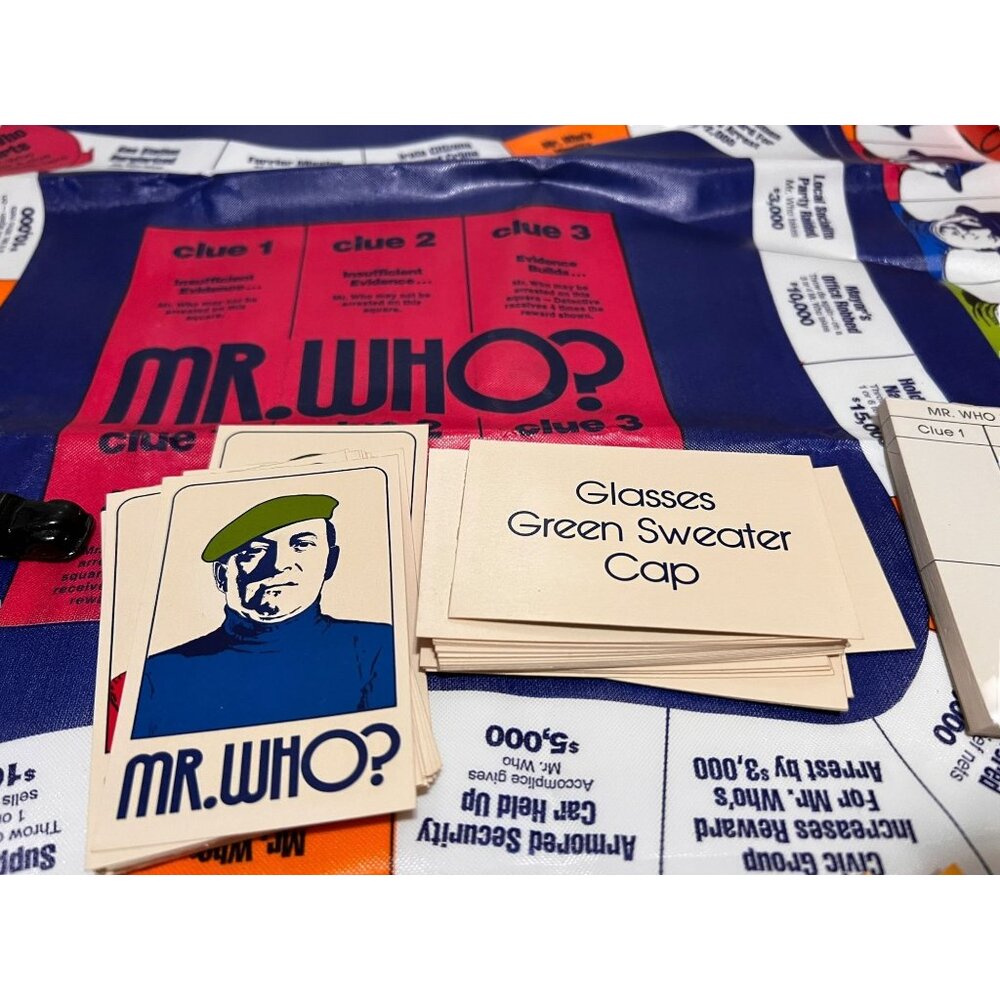 Mr. Who? Vintage Board Game 1973 By Minnesota Mining & Manufacturing - Picture 7 of 7